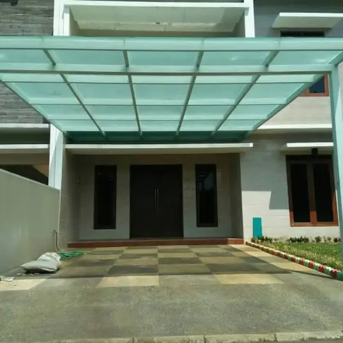 Kanopi Kaca Tempered 10mm di  ambon